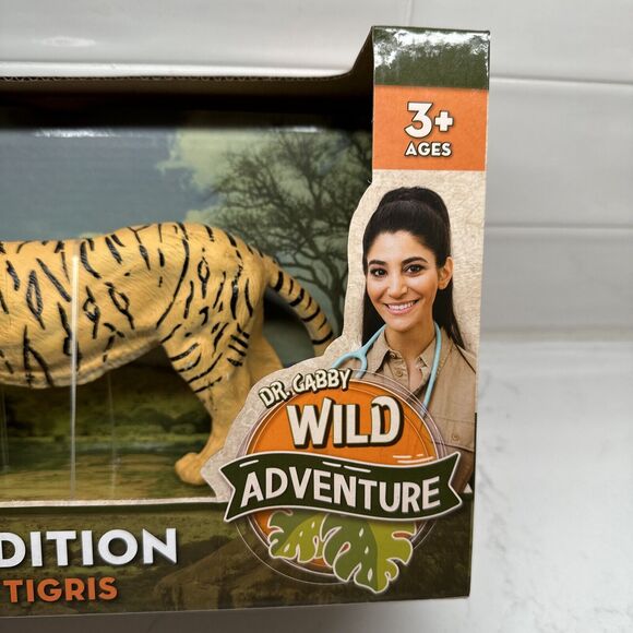 Dr Gabby Safari Adventure Tiger 2 Piece Toy Set Panthera Tigris - Picture 4 of 13